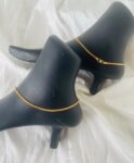 2 line box anklet