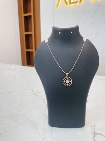 Rosegold necklaceL896